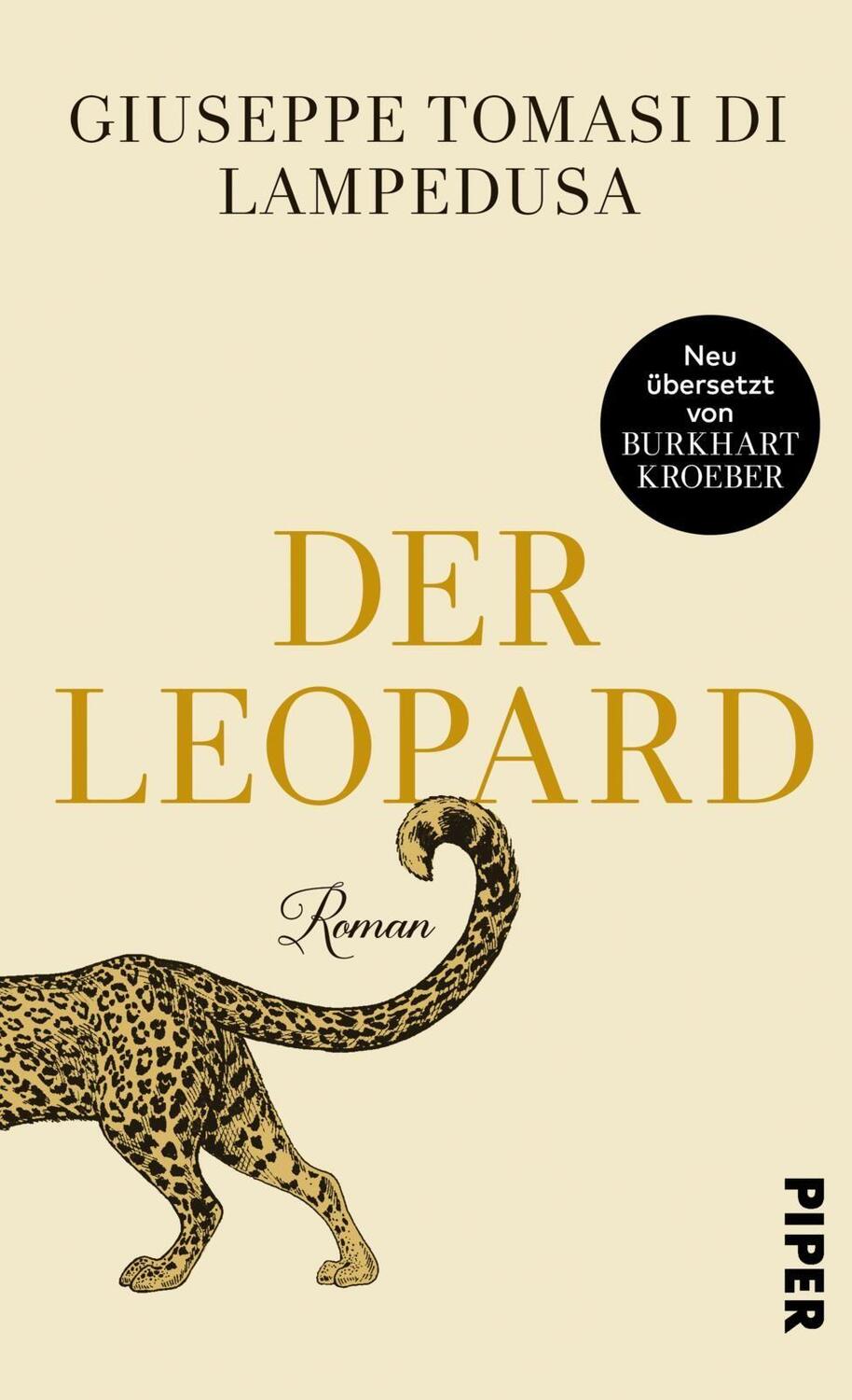 Cover: 9783492059848 | Der Leopard | Roman Klassiker der Weltliteratur in Neuübersetzung