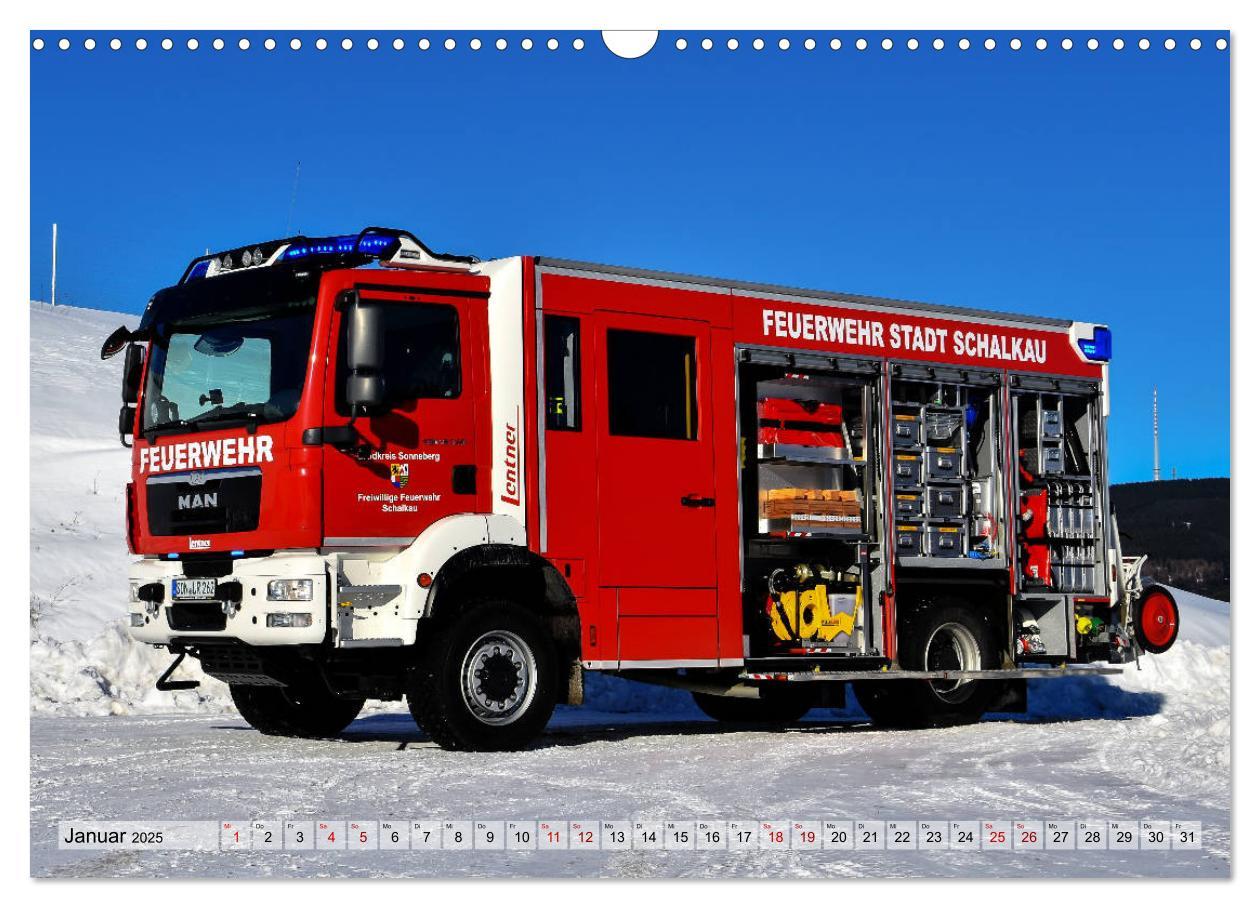 Bild: 9783435365852 | Feuerwehrfahrzeuge (Wandkalender 2025 DIN A3 quer), CALVENDO...