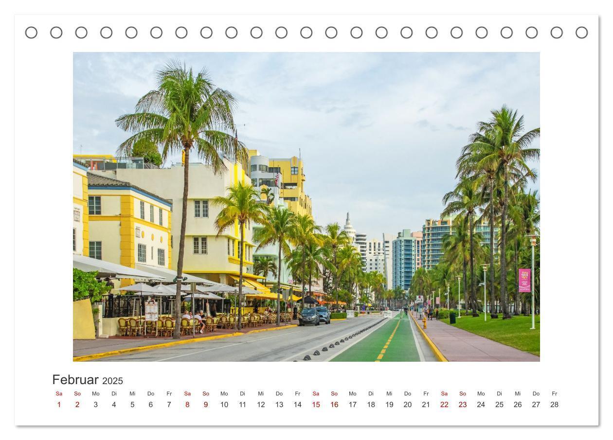 Bild: 9783457152690 | Miami - pulsierende Metropole (Tischkalender 2025 DIN A5 quer),...