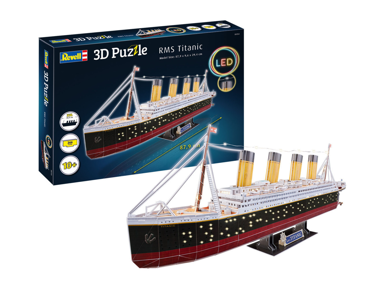 Cover: 4009803001548 | RMS Titanic - LED Edition 3D (Puzzle) | Spiel | In Karton | 2021