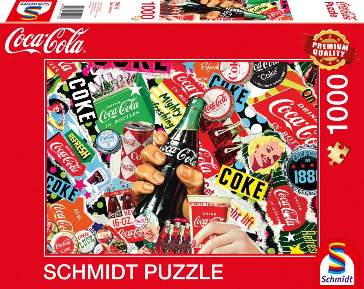 Cover: 4001504599164 | Coca Cola Motiv 4 (Puzzle) | Spiel | In Spielebox | 2021 | Schmidt