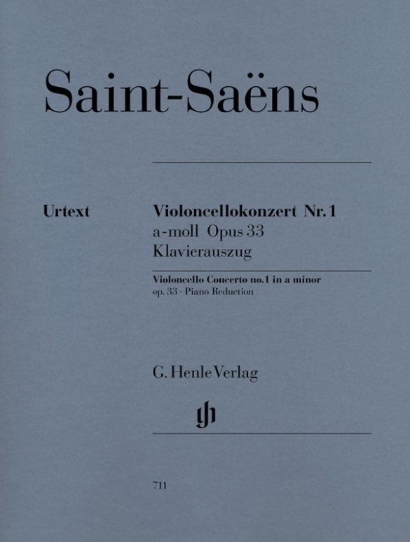 Cover: 9790201807119 | Saint-Saëns, Camille - Violoncellokonzert Nr. 1 a-moll op. 33 | Jost