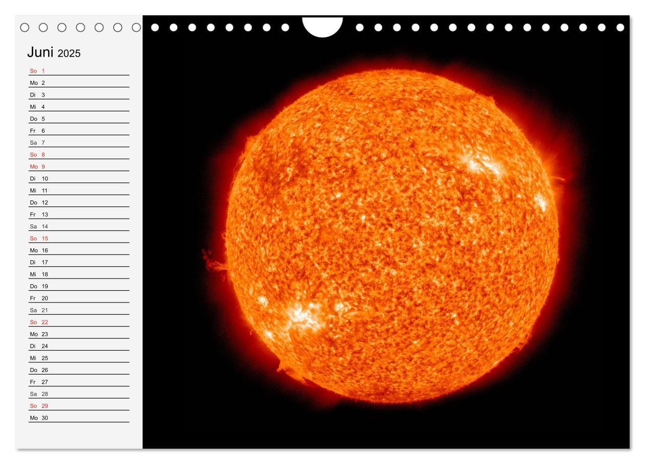 Bild: 9783435531134 | Sonne, Monde und Planeten (Wandkalender 2025 DIN A4 quer), CALVENDO...