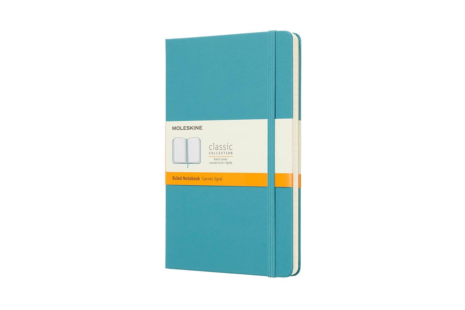 Cover: 8058341715345 | Moleskine Notizbuch Large/A5, Liniert, Hard Cover, Riff Blau | 240 S.