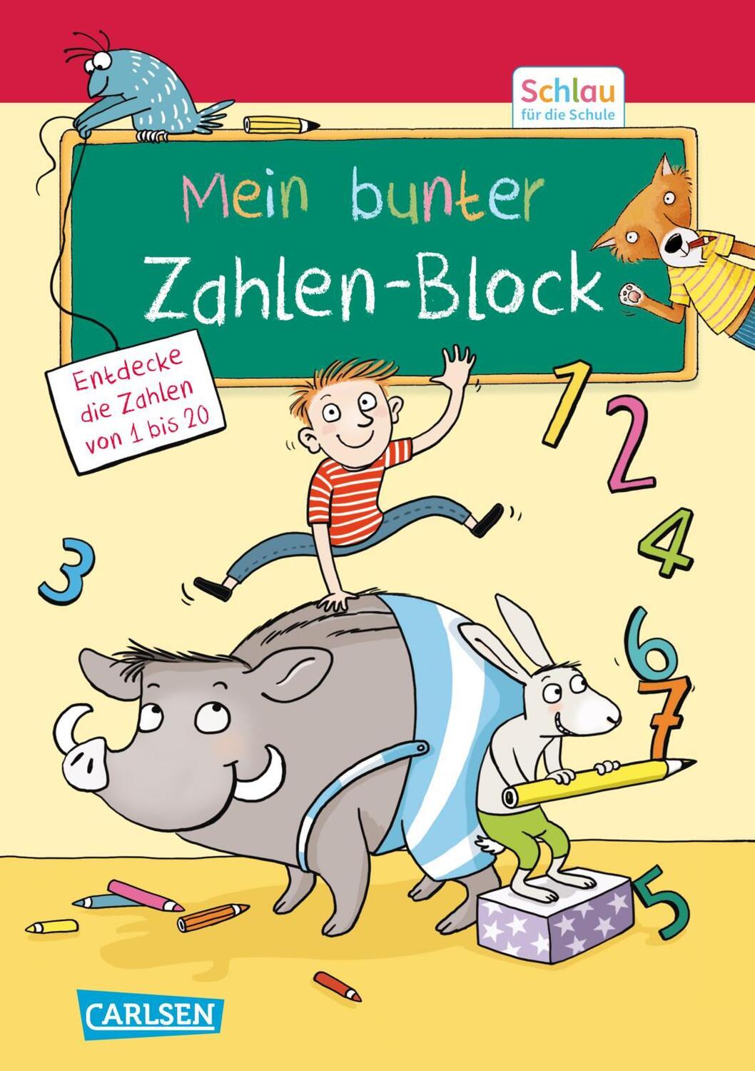 Cover: 9783551189974 | Schlau für die Schule: Mein bunter Zahlen-Block | Christine Mildner