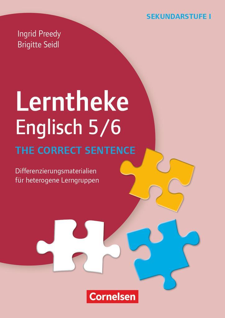 Cover: 9783589153855 | Lerntheke - Englisch: The correct sentence: 5/6 | Brigitte Seidl