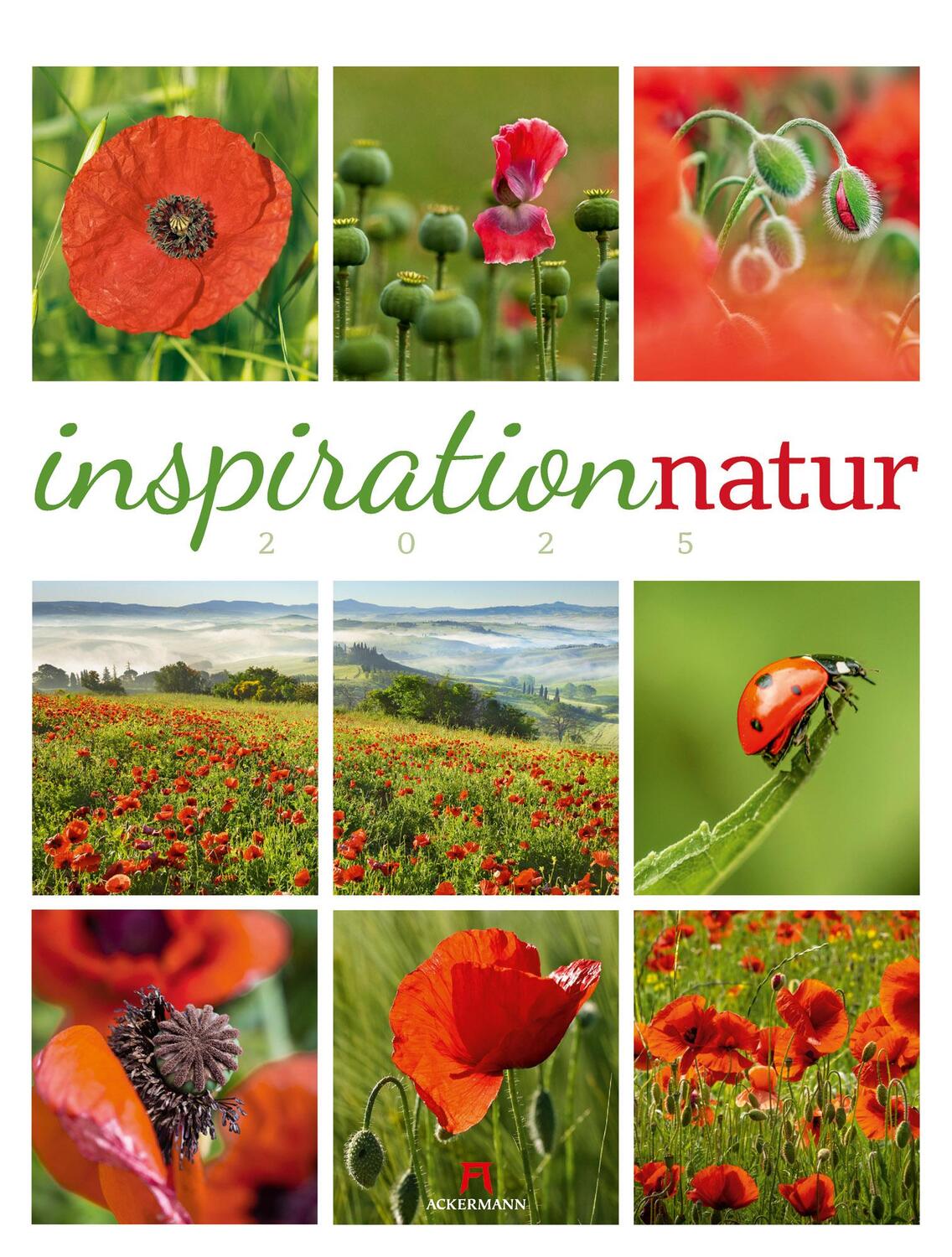 Cover: 9783838425856 | Inspiration Natur Kalender 2025 | Ackermann Kunstverlag | Kalender