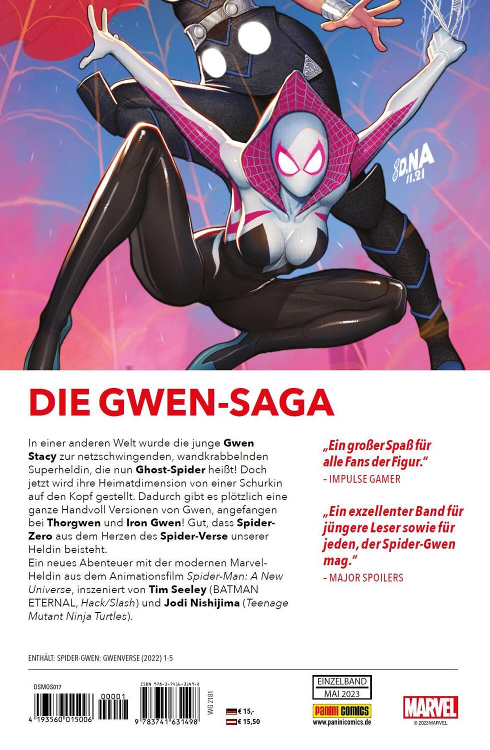 Rückseite: 9783741631498 | Spider-Gwen: Gwenverse - Eine Welt voller Gwens | Tim Seeley (u. a.)