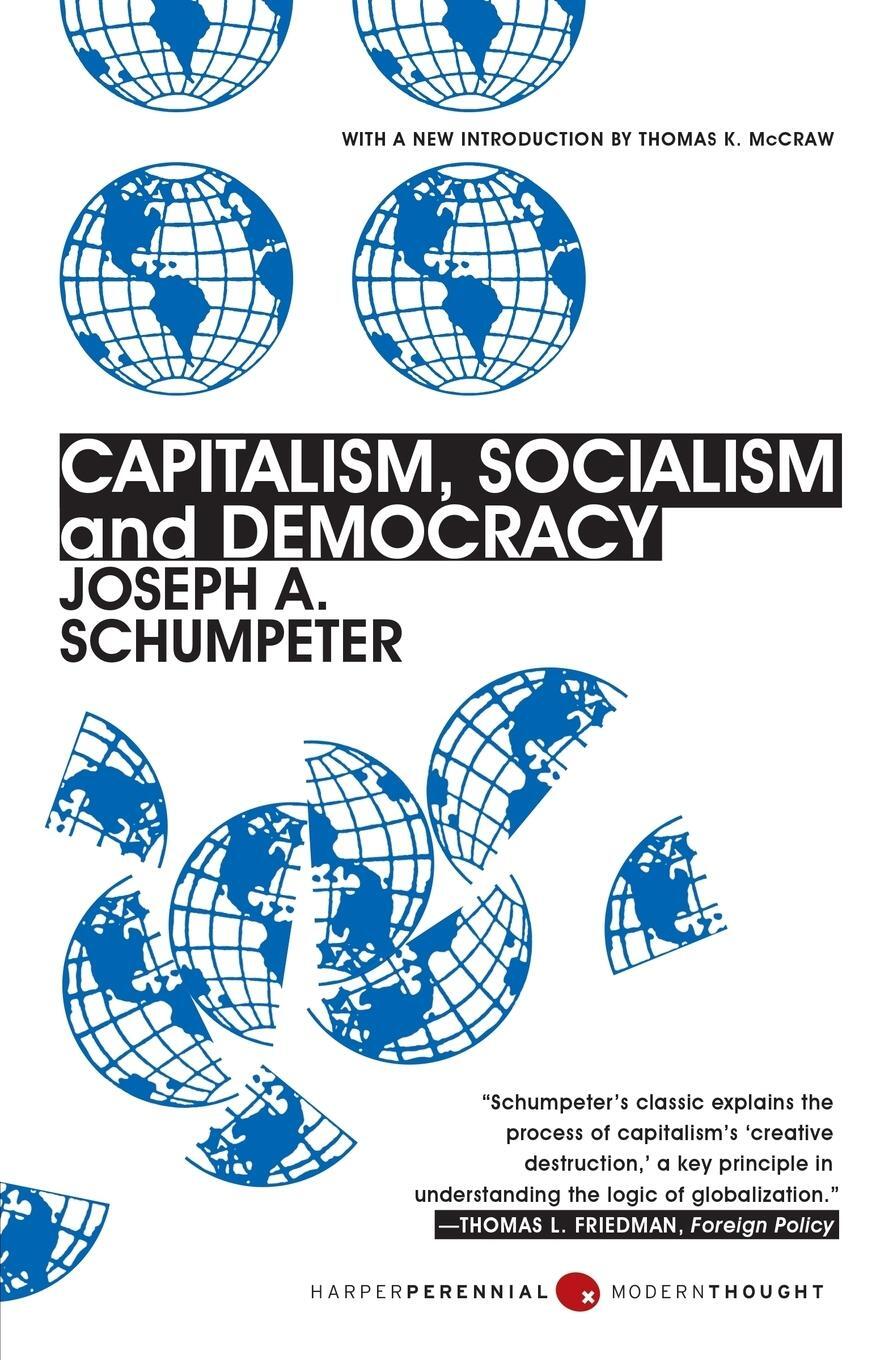 Cover: 9780061561610 | Capitalism, Socialism, and Democracy | Third Edition | Schumpeter