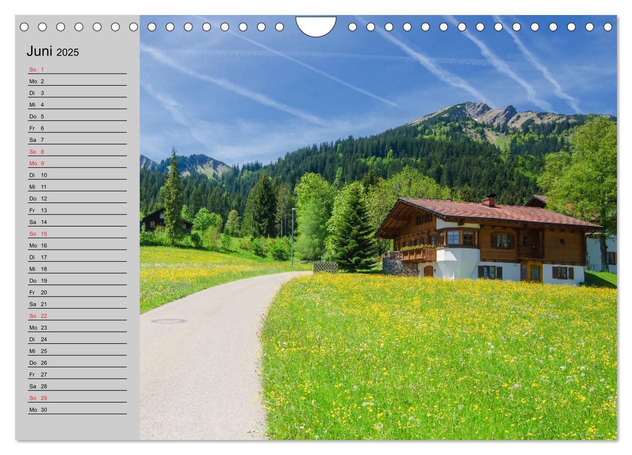 Bild: 9783435216680 | Tannheimer Tal (Wandkalender 2025 DIN A4 quer), CALVENDO...