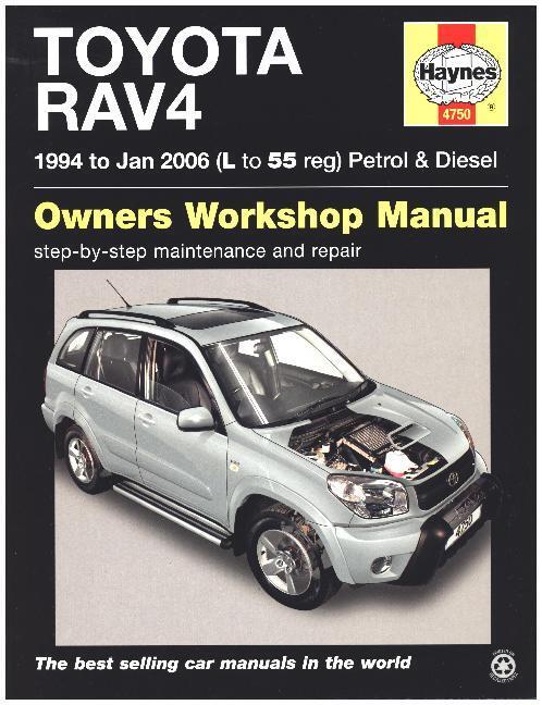 Cover: 9781785210181 | Toyota RAV4 (94 to Jan 06) (L to 55 reg) Petrol &amp; Diesel | Publishing
