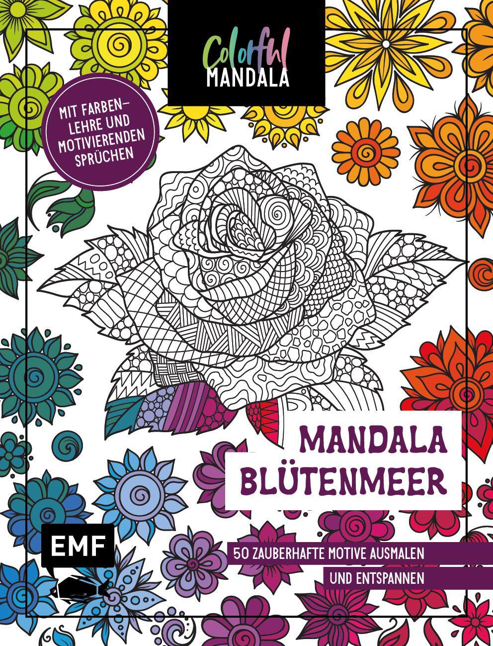 Cover: 9783745909333 | Colorful Mandala - Mandala - Blütenmeer | Taschenbuch | Deutsch | 2022
