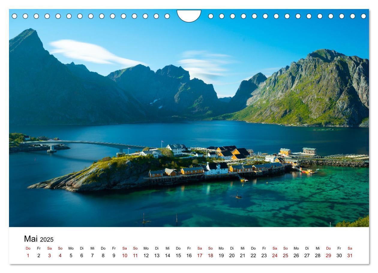 Bild: 9783435009701 | Lofoten (Wandkalender 2025 DIN A4 quer), CALVENDO Monatskalender