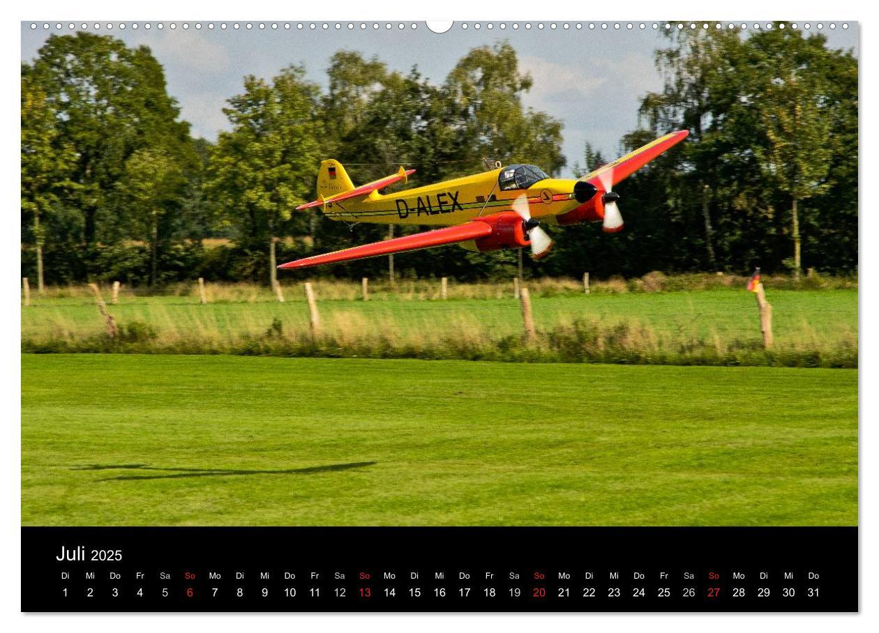 Bild: 9783435731770 | Modellflieger (Wandkalender 2025 DIN A2 quer), CALVENDO Monatskalender