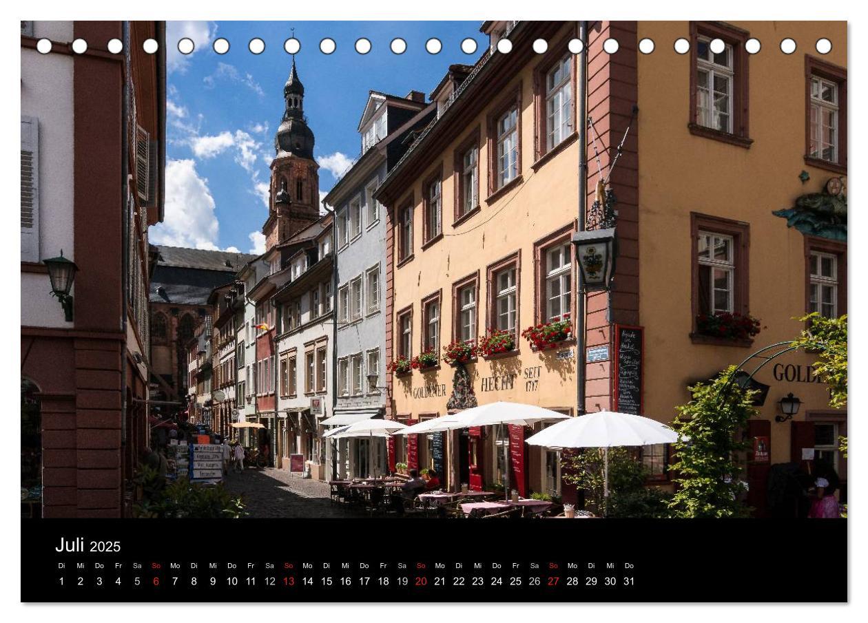 Bild: 9783435694716 | Heidelberger Stadtansichten (Tischkalender 2025 DIN A5 quer),...