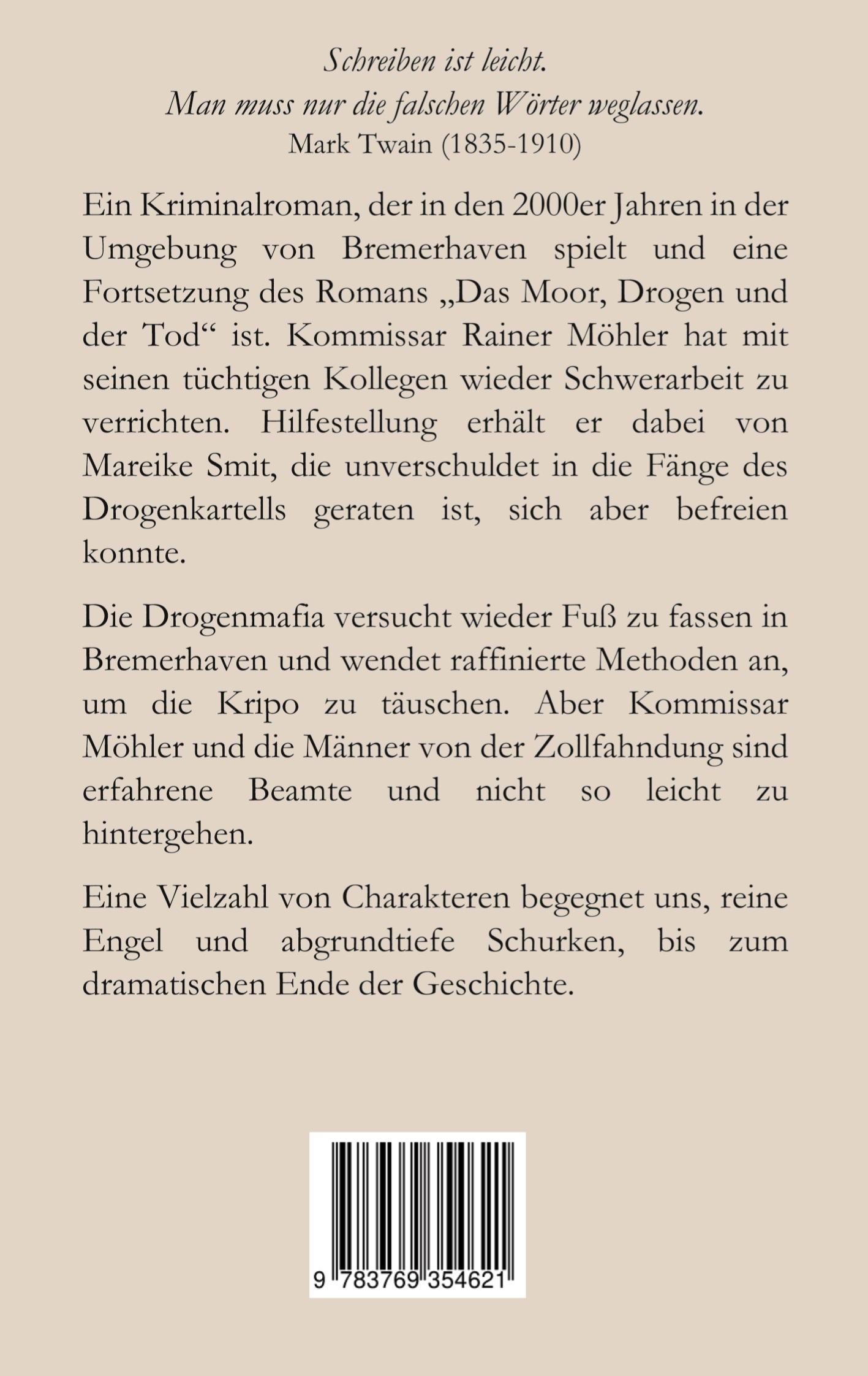 Rückseite: 9783769354621 | Im Morast der Drogen | Ein Anfang und kein Ende | Gerhard Pflanz