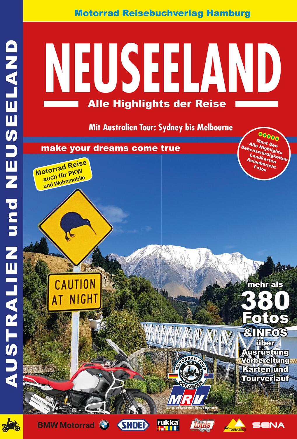 Cover: 9783981944310 | Neuseeland, Alle Highlights der Reise | Marcus Bornemann | Taschenbuch