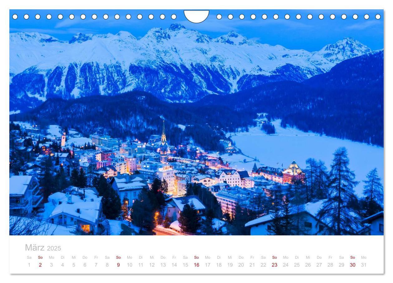 Bild: 9783435776023 | Graubünden Engadin 2025 (Wandkalender 2025 DIN A4 quer), CALVENDO...