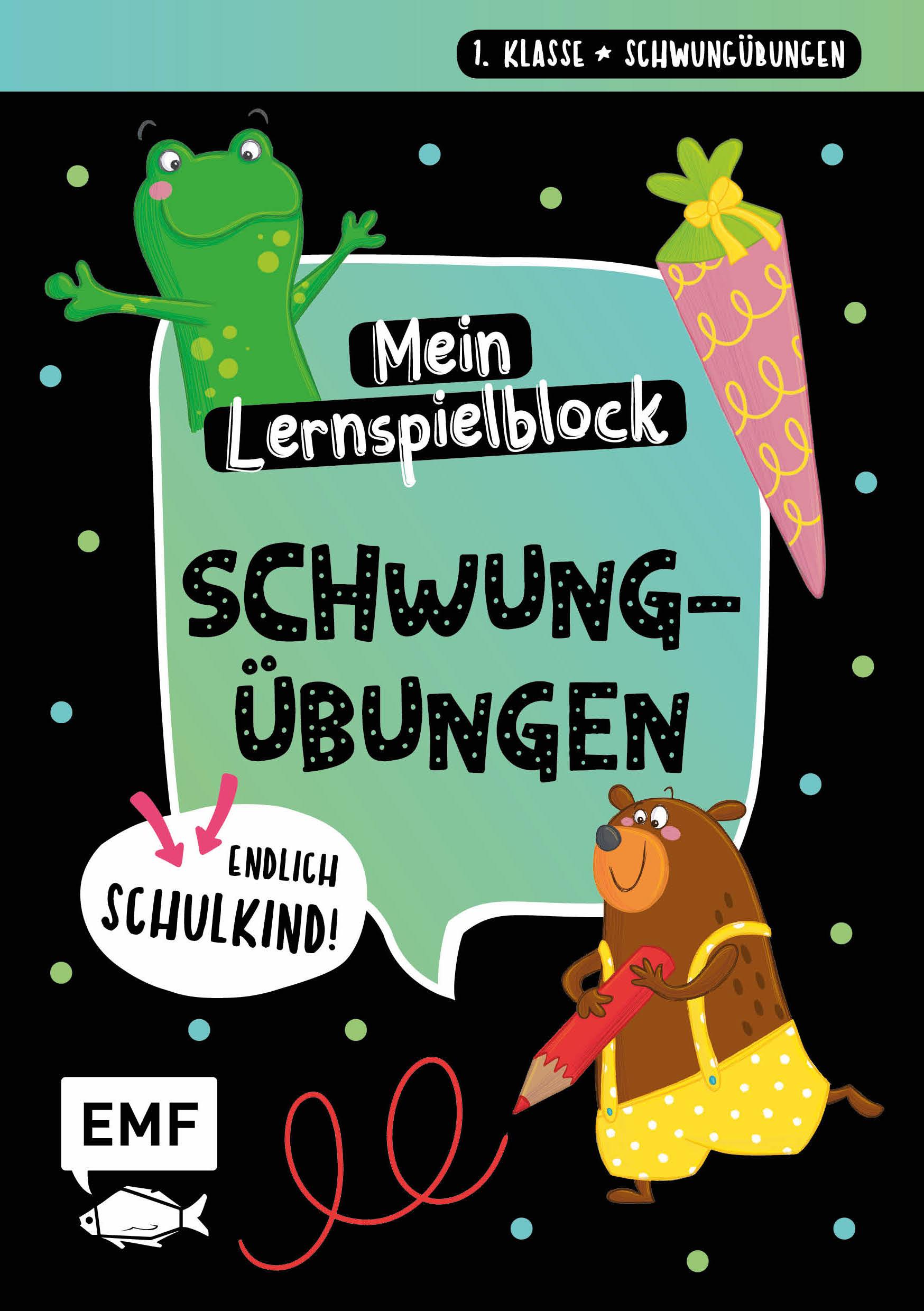 Cover: 9783960932826 | Endlich Schulkind! Mein Lernspielblock - Schwungübungen | Sandy Thißen