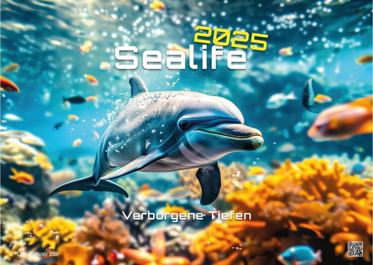 Cover: 9783986734305 | Sealife - verborgene Tiefen - 2025 - Kalender DIN A3 | GP-Fever. de