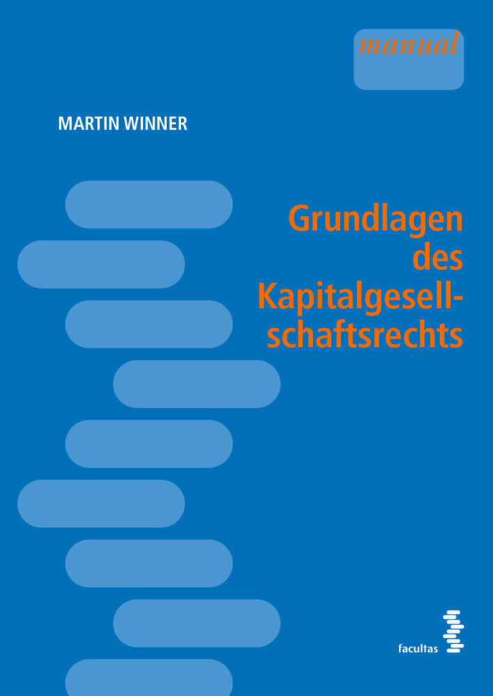Cover: 9783708922683 | Grundlagen des Kapitalgesellschaftsrechts | Martin Winner | Buch