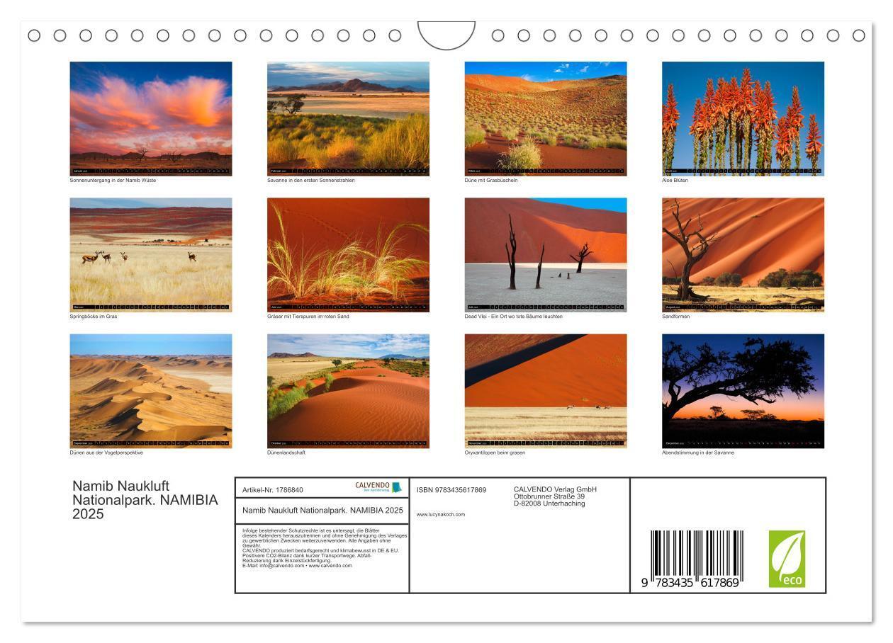 Bild: 9783435617869 | Namib Naukluft Nationalpark. NAMIBIA 2025 (Wandkalender 2025 DIN A4...