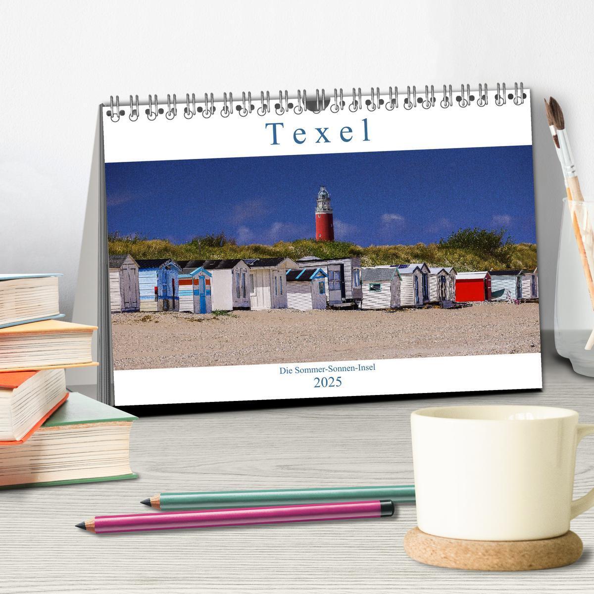 Bild: 9783435316144 | Texel - Die Sommer-Sonnen-Insel (Tischkalender 2025 DIN A5 quer),...