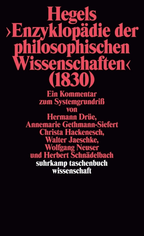 Cover: 9783518290774 | Hegels Philosophie - Kommentare zu den Hauptwerken. 3 Bände | Buch
