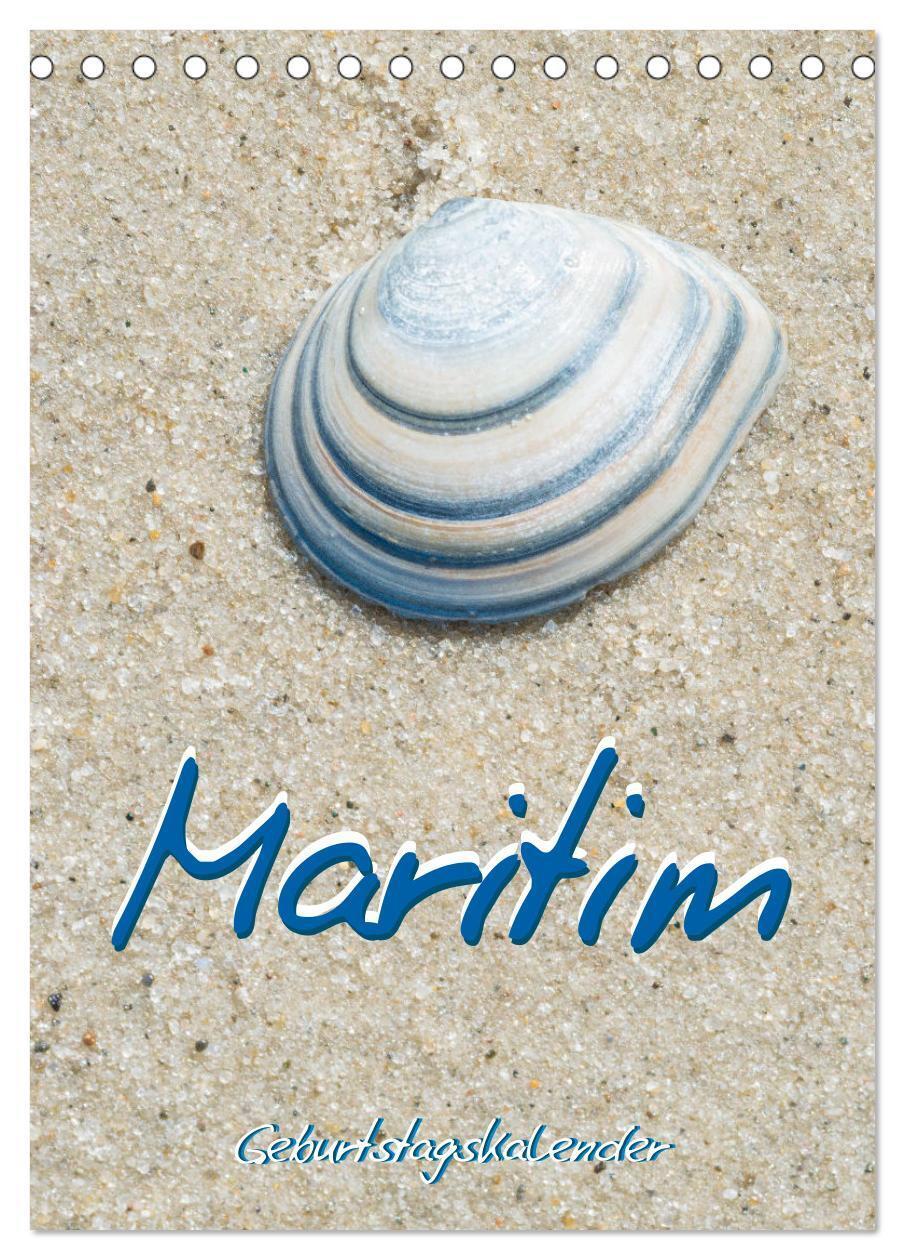 Cover: 9783675508507 | Maritim - Geburtstagskalender (Tischkalender 2024 DIN A5 hoch),...