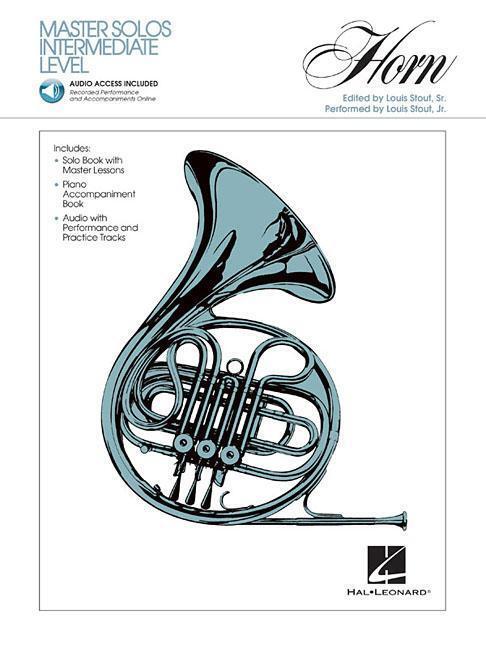 Cover: 9780793595525 | Master Solos Intermediate Level - French Horn: Book/Online Audio