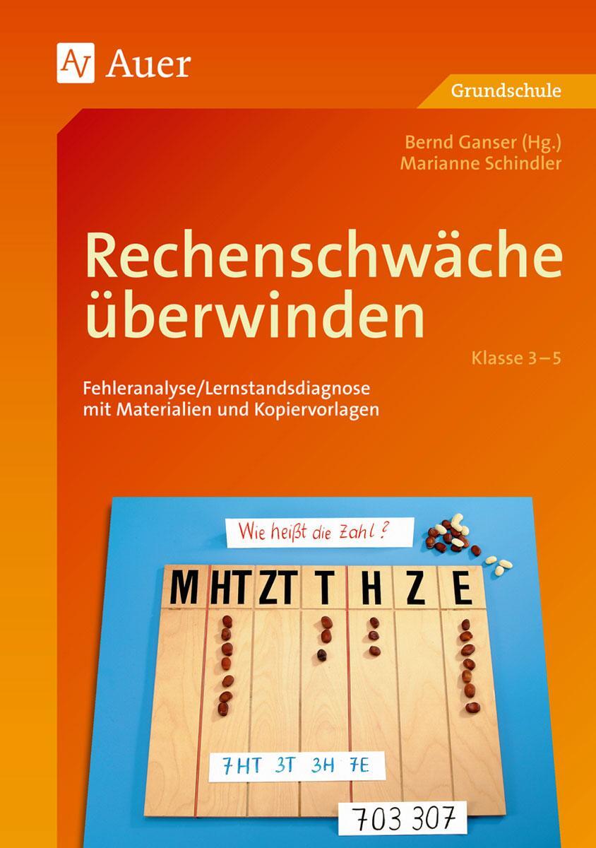 Cover: 9783403042778 | Rechenschwäche überwinden, Klasse 3-5 | Marianne Schindler | Buch