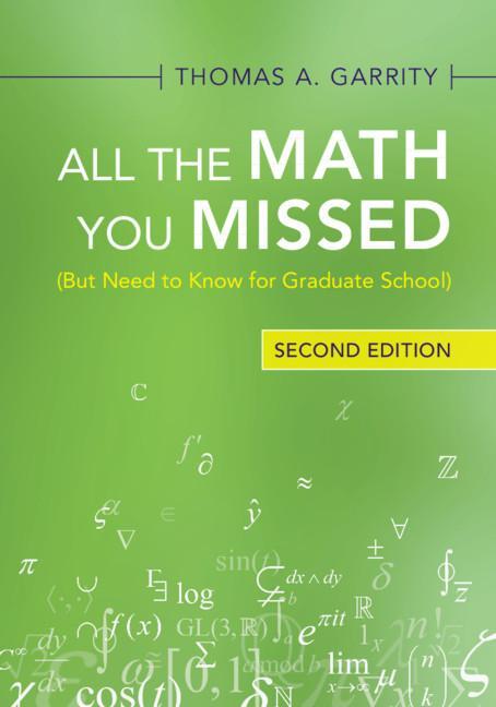 Cover: 9781009009195 | All the Math You Missed | Thomas A. Garrity | Taschenbuch | Paperback