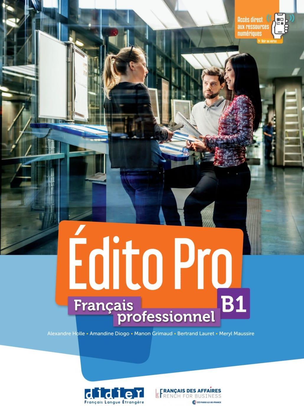 Cover: 9783125295278 | Édito Pro B1. Livre élève + Onprint + licence manuel numérique offerte