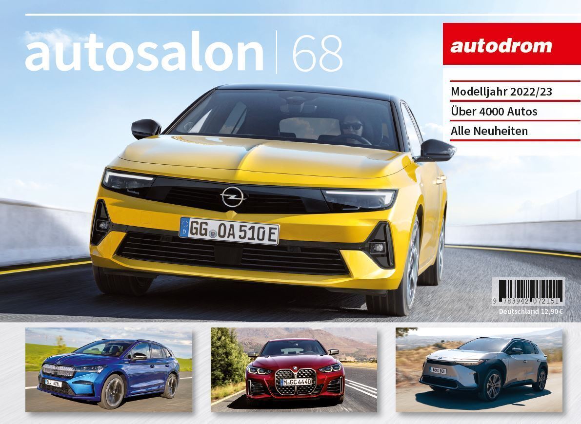 Cover: 9783942072151 | autosalon - autodrom | autosalon 68, Modelle 2022/2023 | Taschenbuch