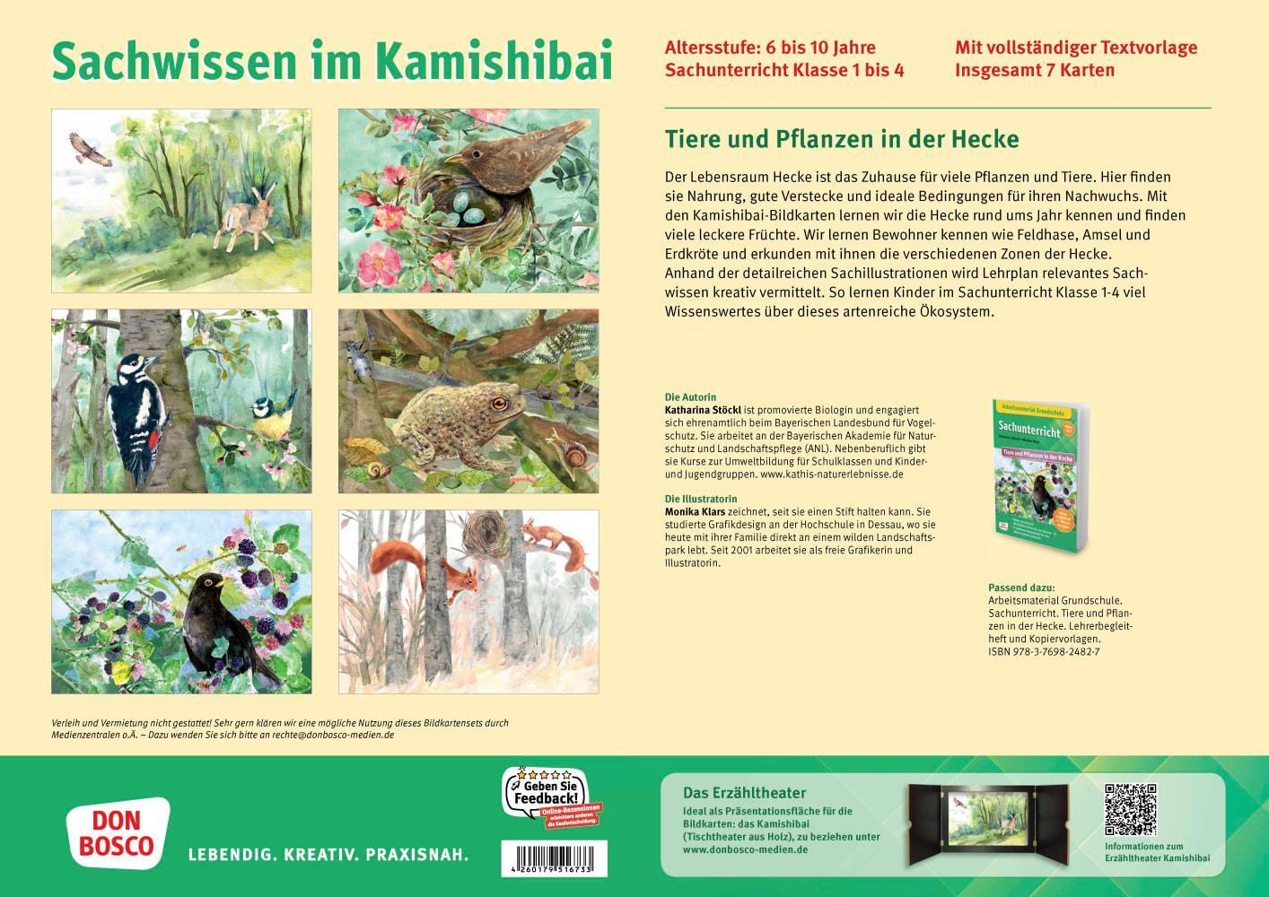 Bild: 4260179516733 | Tiere und Pflanzen in der Hecke. Kamishibai Bildkartenset | Box | 7 S.