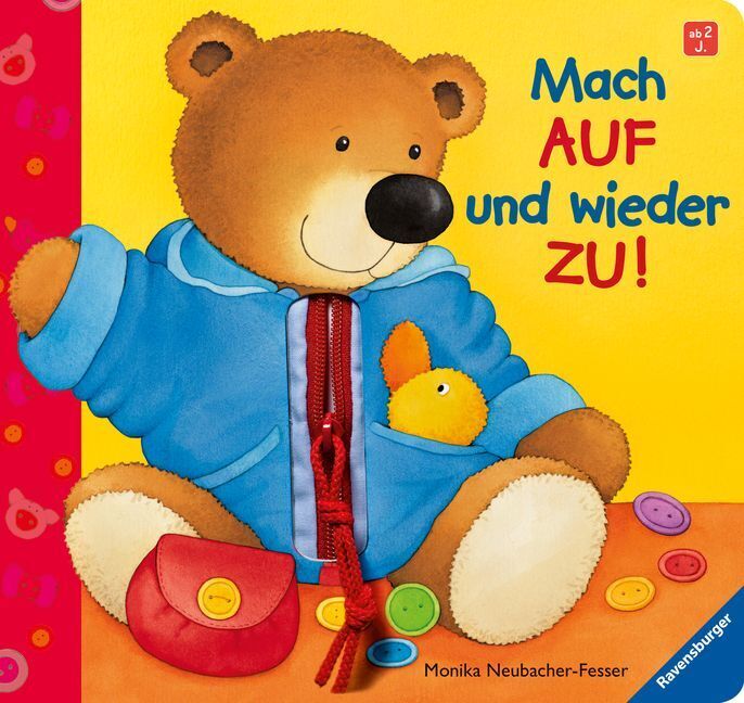 Cover: 9783473314812 | Mach auf und wieder zu! | Fühl- und Spielbuch | Sandra Grimm | Buch