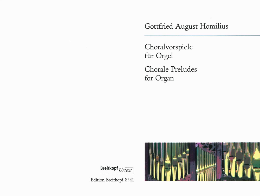 Cover: 9790004178331 | Choralvorspiele | Homilius | Breitkopf Urtext Edition | Buch