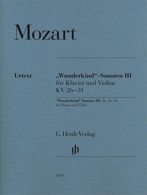 Cover: 9790201810799 | 'Wunderkind' Sonatas Volume 3 K.26-31 | Besetzung: Violine und Klavier