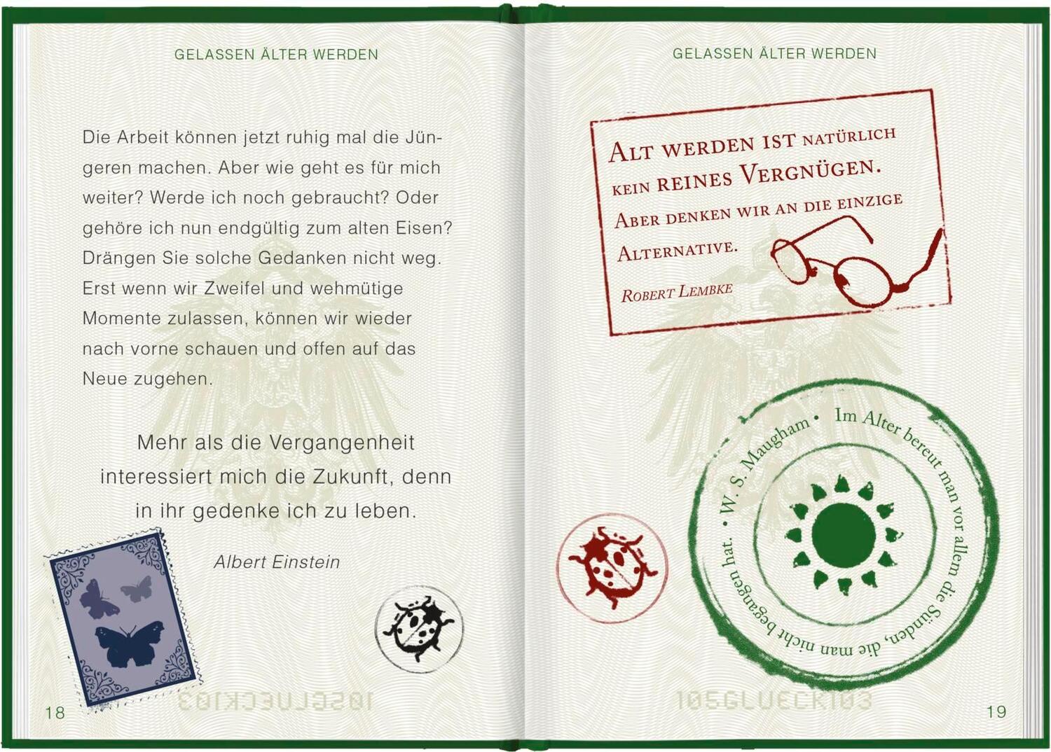 Bild: 9783629105103 | Reisepass ins Glück | zum Ruhestand | Janina Kurz | Buch | 48 S.