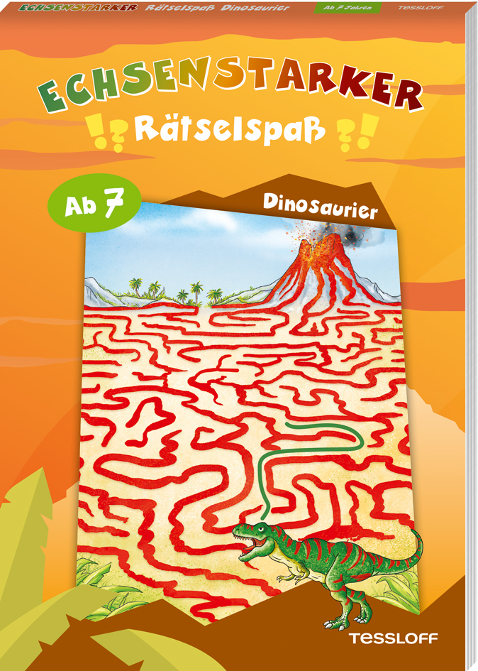 Cover: 9783788645649 | Echsenstarker Rätselspaß. Dinosaurier | Rätseln für Kinder ab 7 Jahren