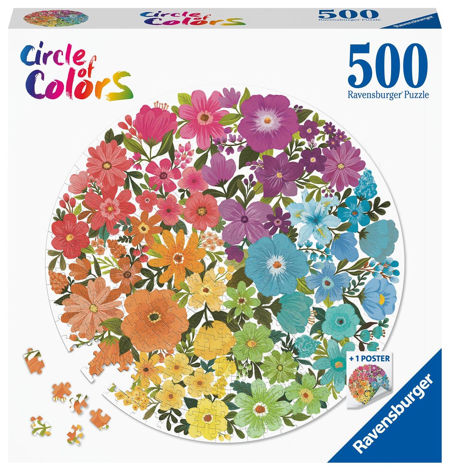 Cover: 4005556171675 | Ravensburger Puzzle 17167 Circle of Colors - Flowers 500 Teile Puzzle