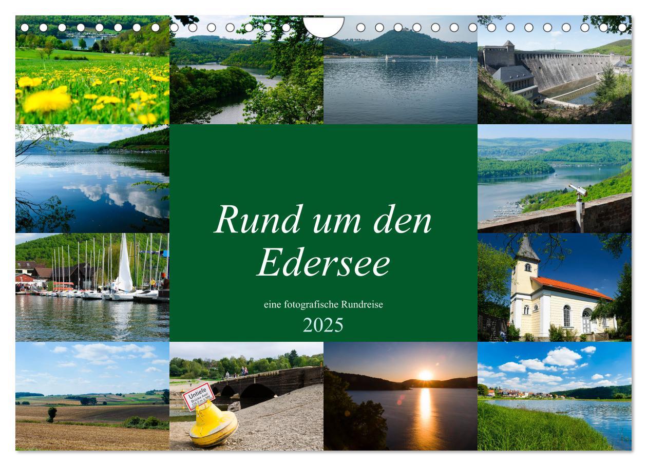 Cover: 9783435392049 | Rund um den Edersee (Wandkalender 2025 DIN A4 quer), CALVENDO...