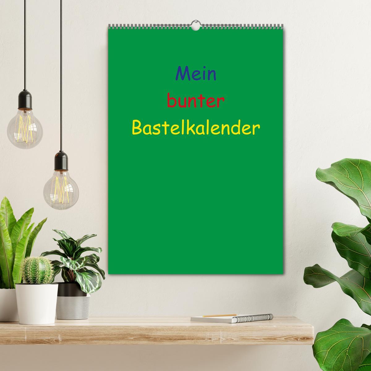 Bild: 9783457088647 | Mein bunter Bastel / Fotokalender (Wandkalender 2025 DIN A2 hoch),...