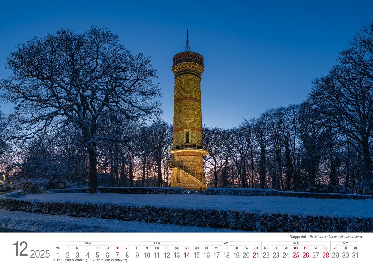 Bild: 9783965352278 | Wuppertal 2025 Bildkalender A3 Spiralbindung | Holger Klaes | Kalender