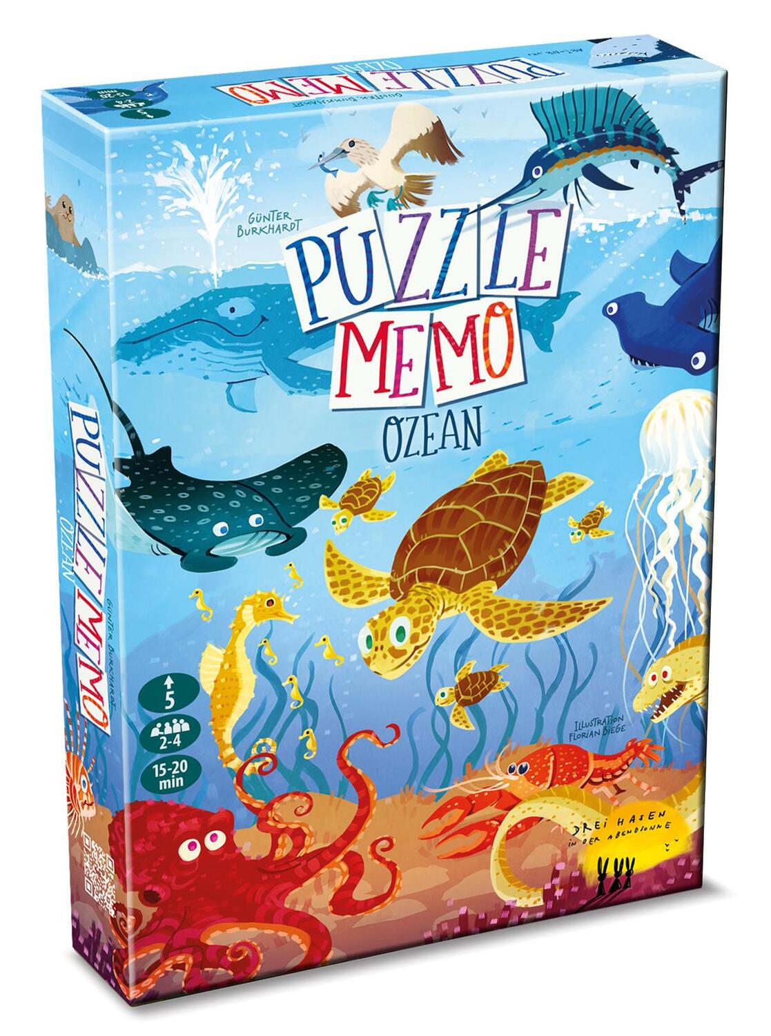 Cover: 9783941345447 | Puzzle-Memo OZEAN | Unendlicher Ozean | Günter Burkhardt | Spiel