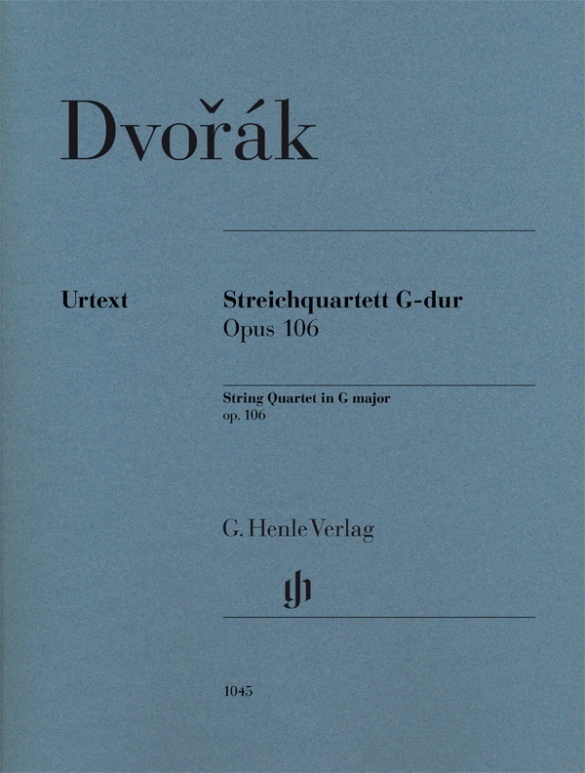 Cover: 9790201810454 | Dvorák, Antonín - Streichquartett G-dur op. 106 | Antonin Dvorak