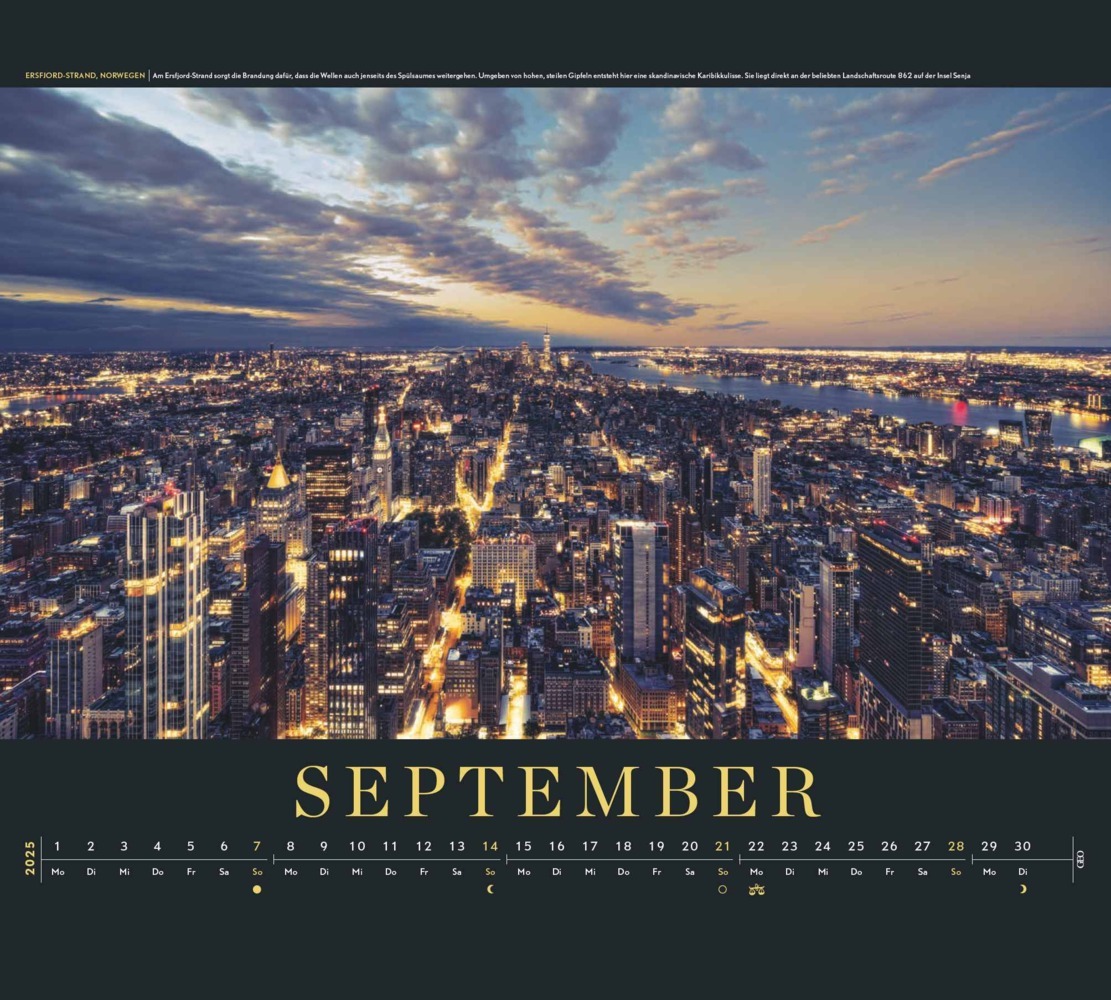 Bild: 4002725988805 | GEO - New York Wandkalender 2025, 50x45cm, Posterkalender mit...