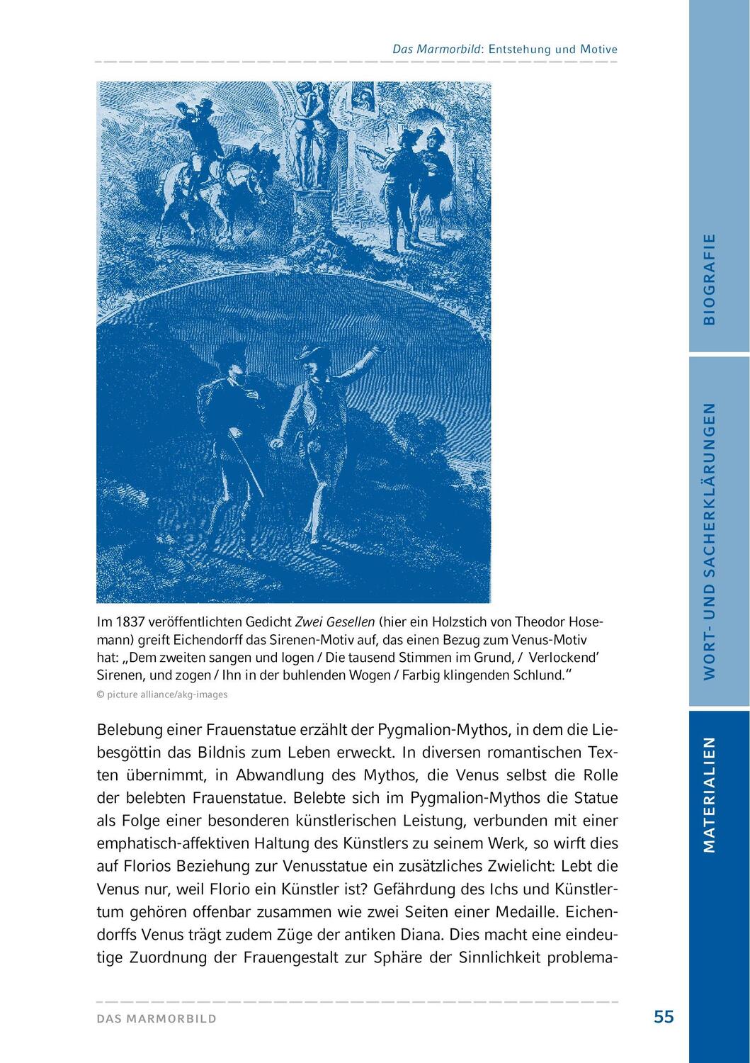 Bild: 9783804425804 | Das Marmorbild | Hamburger Lesehefte Plus Königs Materialien | Buch