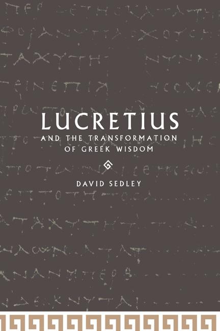 Cover: 9780521542142 | Lucretius and the Transformation of Greek Wisdom | Sedley (u. a.)