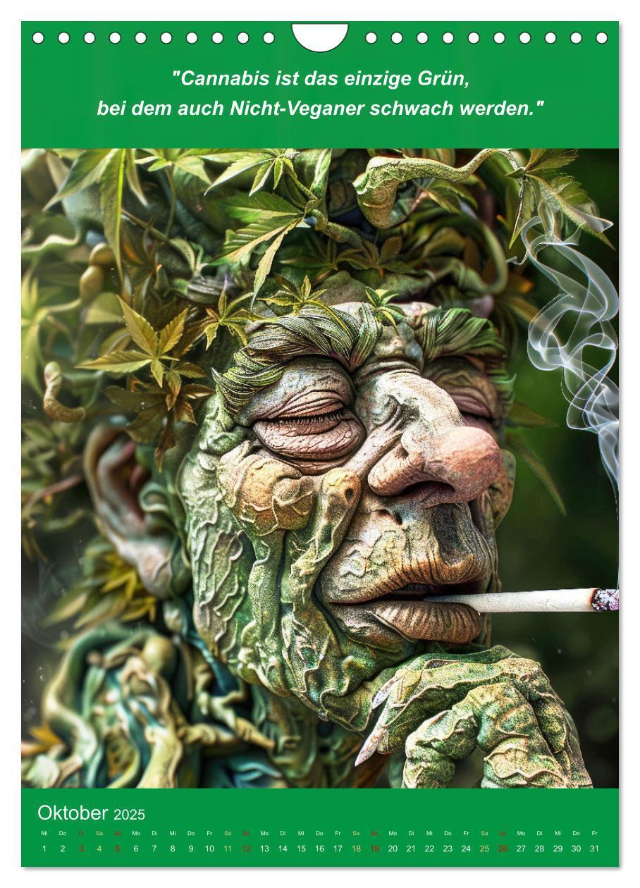 Bild: 9783435691517 | Der humoristische Cannabis Kalender (Wandkalender 2025 DIN A4...